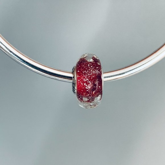 BRAND NEW AUTHENTIC Pandora Wavy Fancy Murano Glass Charm - Picture 7 of 7